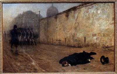 La ejecución del mariscal Michel Ney a las nueve de la mañana del 7 de diciembre de Jean Leon Gerome