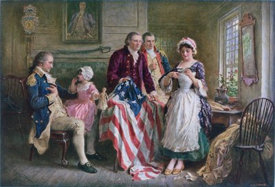 Betsy Ross 1777 de Jean Leon Gerome Ferris