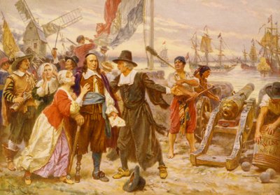 La caída de Nueva Ámsterdam, c.1930 de Jean Leon Gerome Ferris