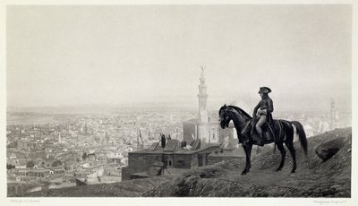 General Bonaparte en El Cairo, de Una colección de obras de Jean-Leon Gerome en 100 fotograbados, 1881 de Jean Leon after Gerome