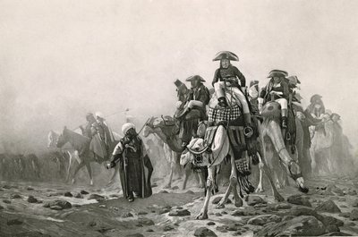 General Bonaparte en Egipto, de Una colección de obras de Jean-Leon Gerome en 100 fotograbados, 1881 de Jean Leon after Gerome