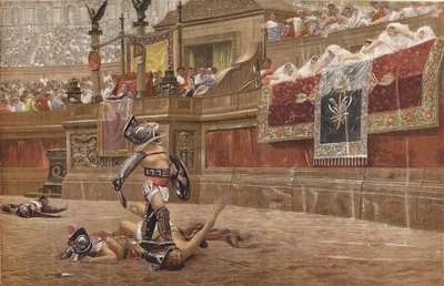 Los Gladiadores de Jean Leon after Gerome