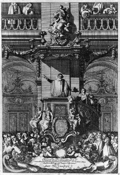 Un predicador, 1659 de Jean Lepautre