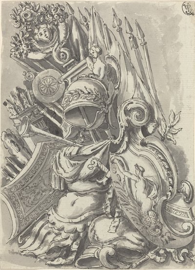 Un trofeo de armas de Jean Lepautre