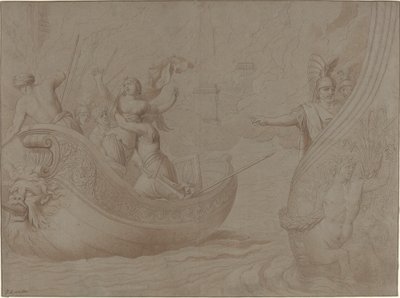 El Rapto de Helena de Troya de Jean Lepautre