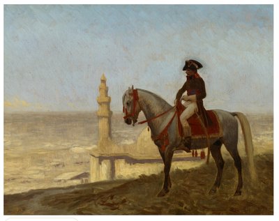 Croquis del General Bonaparte en El Cairo de Jean Leon Gerome
