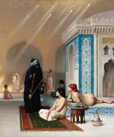 Piscina en un harén de Jean Leon Gerome