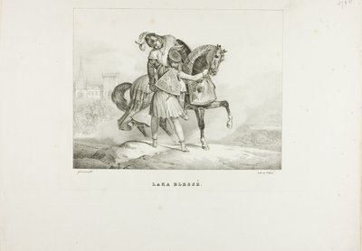 Lara Herida de Jean Louis André Théodore Géricault