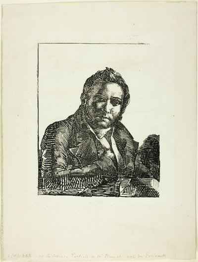 Retrato de Auguste Brunet de Jean Louis André Théodore Géricault