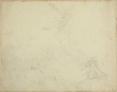Estudio de la figura arrodillada de Jean Louis André Théodore Géricault