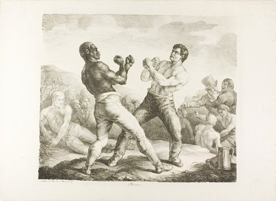 Los boxeadores de Jean Louis André Théodore Géricault
