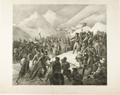 El paso del Monte San Bernardo de Jean Louis André Théodore Géricault