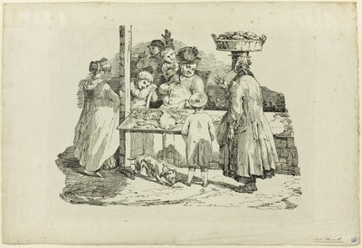 El pescadero dormido de Jean Louis André Théodore Géricault