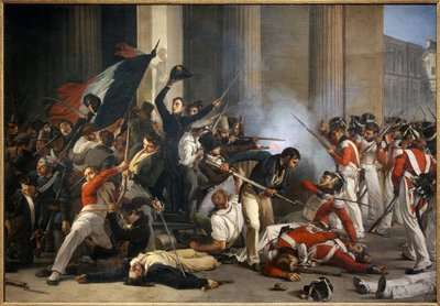 Captura del Louvre el 29 de julio de Jean Louis Bezard