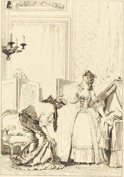 El cornudo golpeado y contento de Jean Louis Delignon and Antoine Jean Duclos after Jean Honoré Fragonard