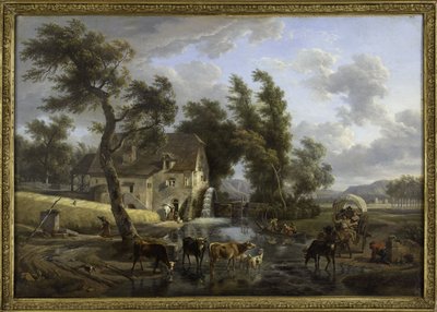 El molino, entre 1772 y 1829 (aceite) de Jean Louis Demarne