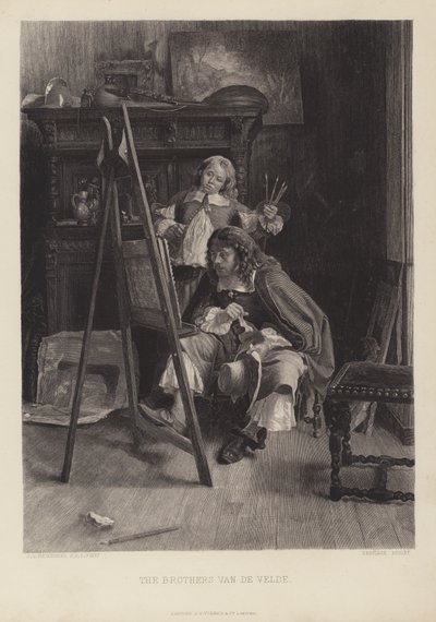 Los hermanos Van de Velde de Jean Louis Ernest (after) Meissonier
