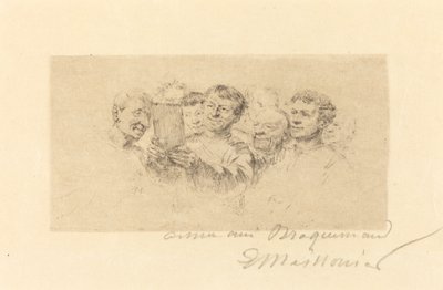 Los aficionados de Jean Louis Ernest Meissonier