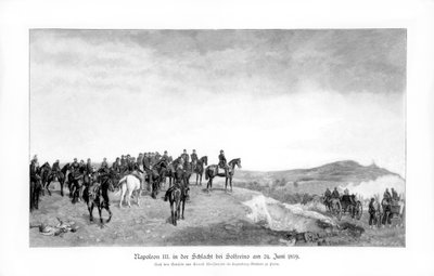 Napoleón III en la Batalla de Solferino, 1863 de Jean Louis Ernest Meissonier
