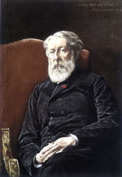 Retrato de Hetzel por Meissonnier en 1879, “Les Hommes d