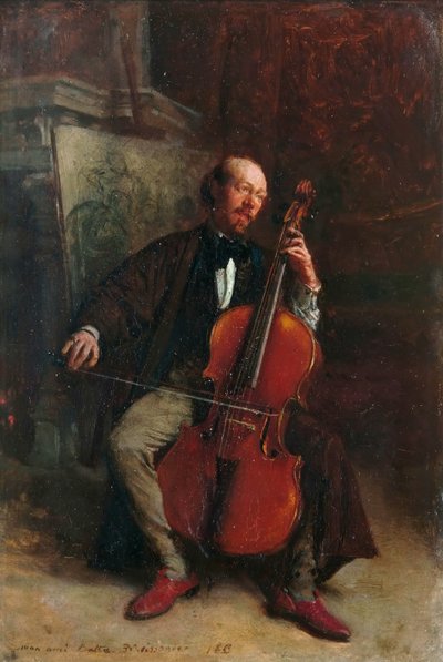 Retrato del compositor Alexandre Batta 1816-1902 de Jean Louis Ernest Meissonier