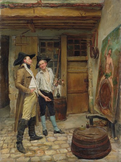 El Pintor de Carteles, 1872 de Jean Louis Ernest Meissonier