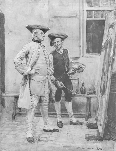 El pintor de letreros, siglo XIX de Jean Louis Ernest Meissonier