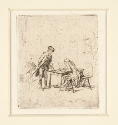 a El Informe b Arlequín de Jean Louis Ernest Meissonier