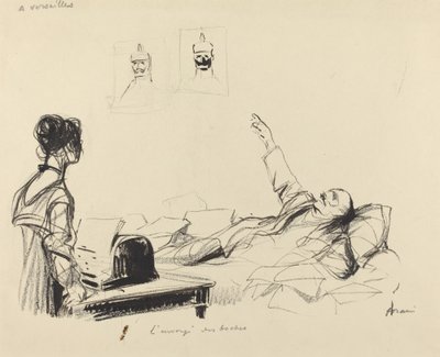En Versalles. El enviado de los boches de Jean Louis Forain