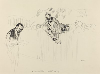 En Versalles julio 1919, probablemente 1919 de Jean Louis Forain