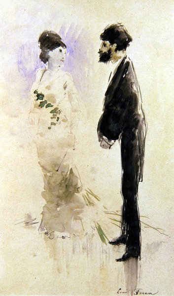 Un amante mudo de miedo de Jean Louis Forain