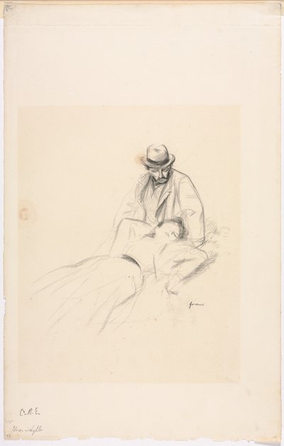 Un idilio, cuarto trimestre de 1800 o primer tercio de 1900 de Jean Louis Forain