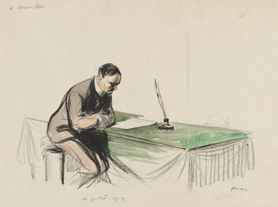 En Versalles, julio de 1919 de Jean Louis Forain