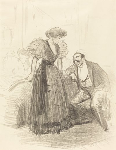 En una fiesta nocturna de Jean Louis Forain