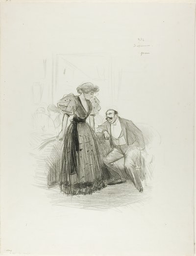 En una fiesta nocturna de Jean Louis Forain