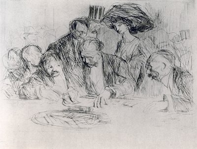 En la mesa de juego, 1925 de Jean Louis Forain
