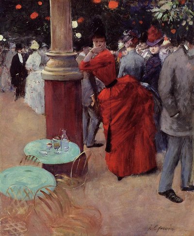 En el Jardín Público, c.1884 de Jean Louis Forain