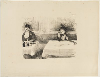 En el restaurante de Jean Louis Forain