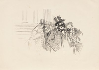 En la Bolsa, c. 1900 de Jean Louis Forain