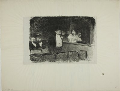 En el teatro de Jean Louis Forain