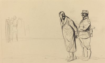 En el frente de Vincennes. Bolo pacha, c. 1914-1919 de Jean Louis Forain