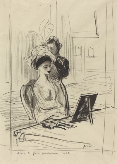 Antes de la fiesta persa de Jean Louis Forain