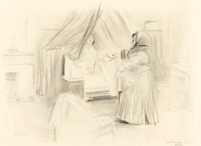 Desayuno (placa horizontal) de Jean Louis Forain