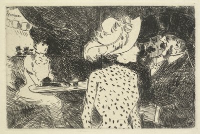 Cafe Scene (descriptivo) de Jean Louis Forain