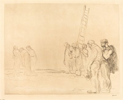 Calvario (segunda placa) de Jean Louis Forain