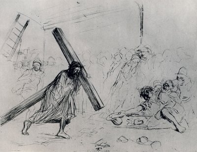 Cristo llevando la cruz de Jean Louis Forain