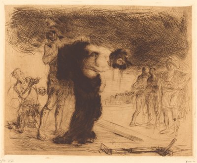 Cristo despojado de sus vestiduras de Jean Louis Forain