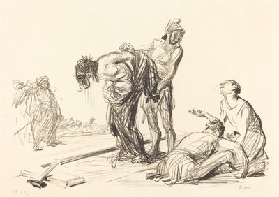 Cristo despojado de sus vestiduras de Jean Louis Forain