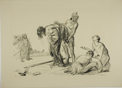 Cristo despojado de sus ropas de Jean Louis Forain