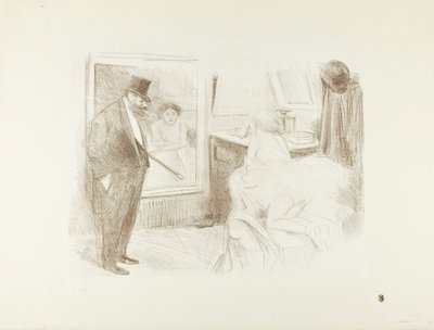 Camerino de la bailarina, segundo plato de Jean Louis Forain